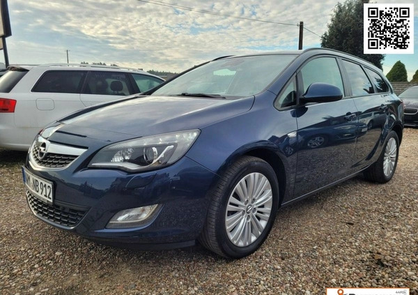 Opel Astra cena 27900 przebieg: 240000, rok produkcji 2011 z Kąty Wrocławskie małe 529